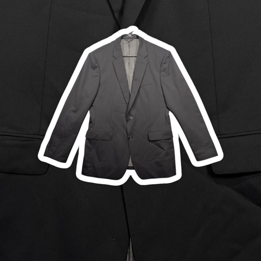 Banana Republic Mens 40R Tailored Suit Jacket Marzotto Italian Wool Blazer